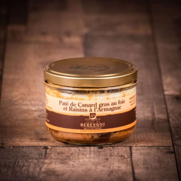 Paté au Foie Gras et Raisins à l'Armagnac 200g