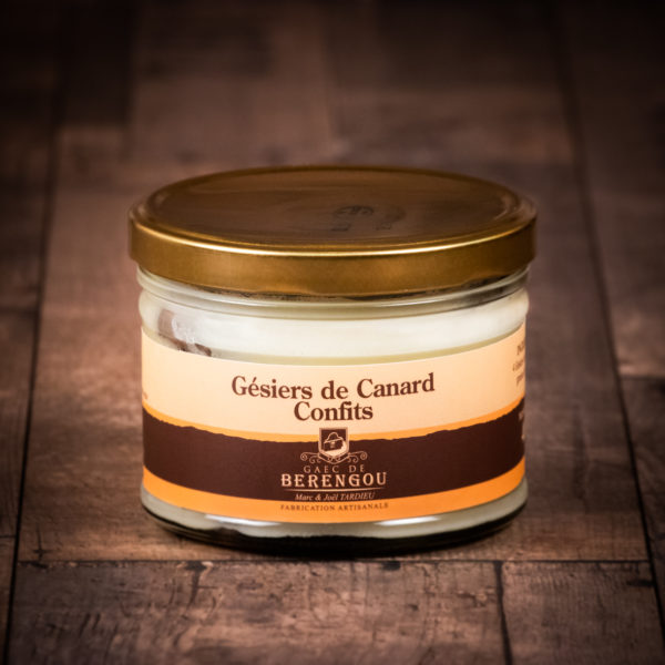 Gésiers de canard confits 400g (4 gésiers/boîte) PROMOTION