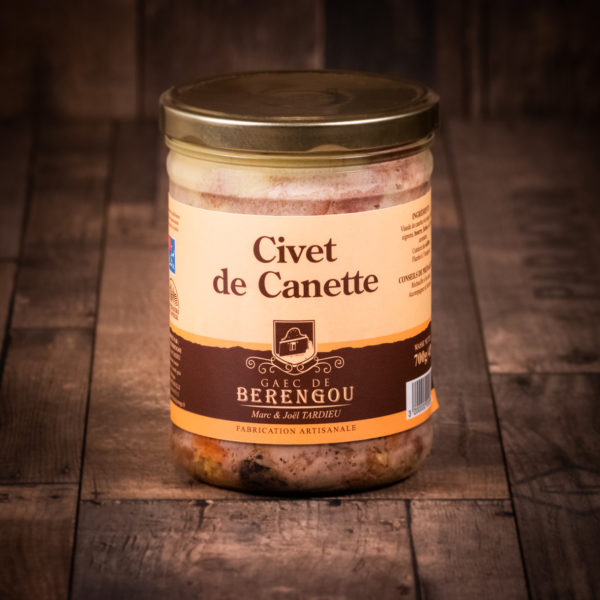 Civet de canette 700g