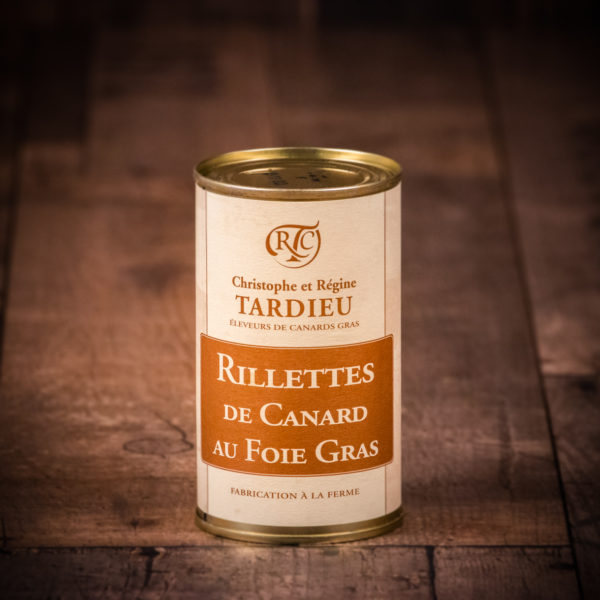 Rillettes de canard au foie gras 190g